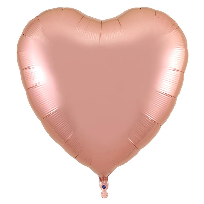 Kalp Folyo Balon Rose Gold 18 INÇ